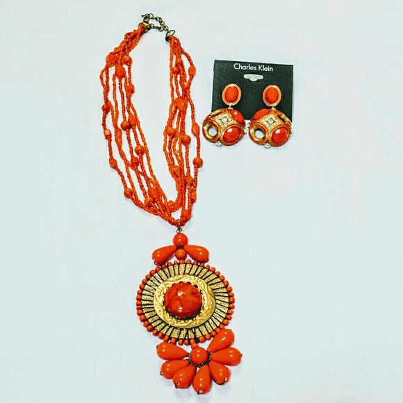 Necklace &earring set. - Picture 4 of 8